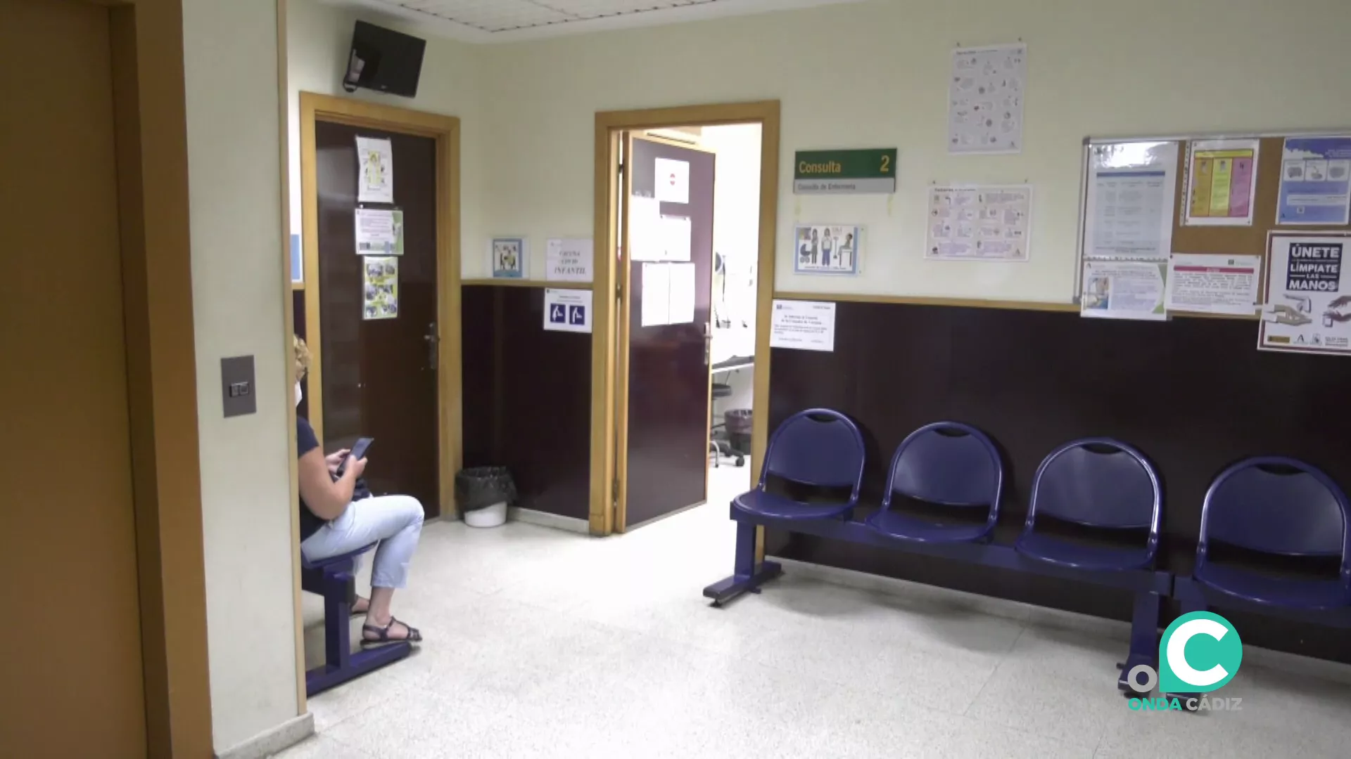 Interior de un centro de salud en una imagen de archivo