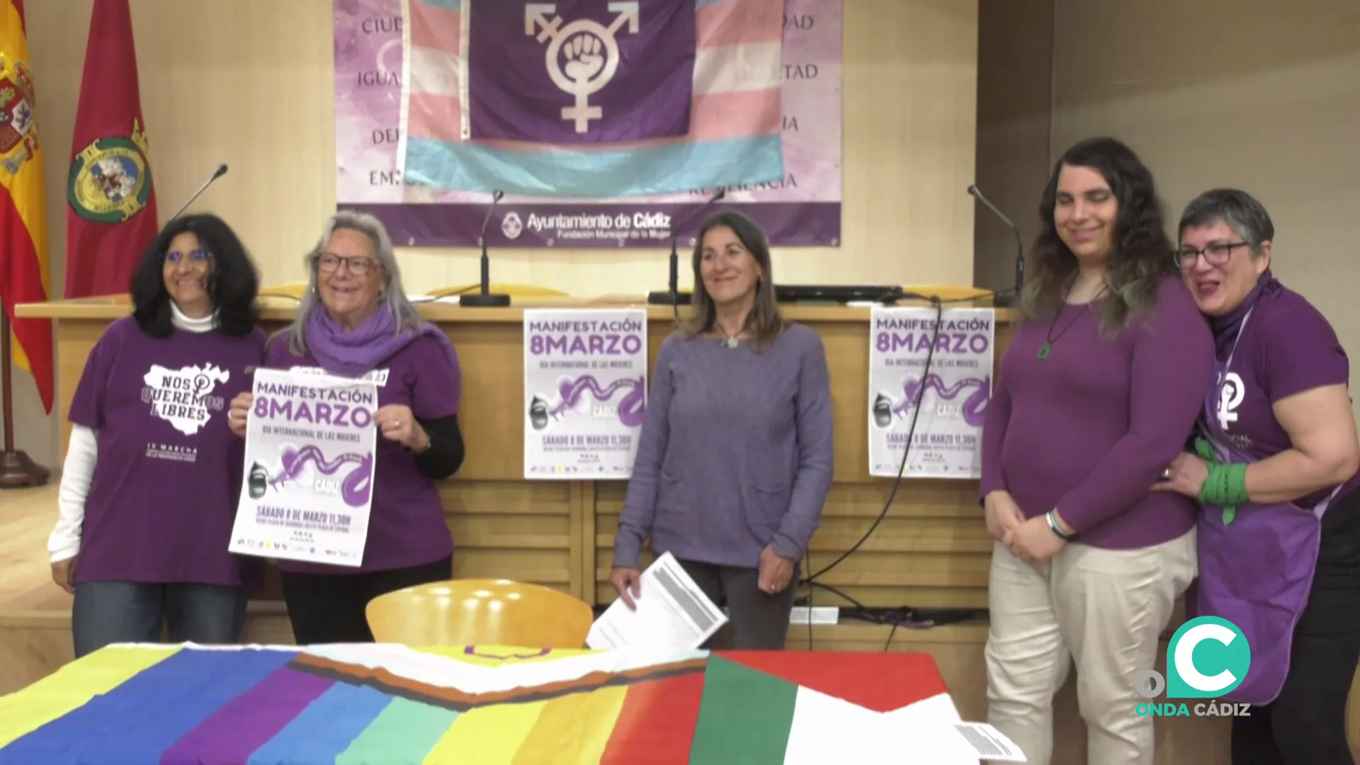 La Comisión 8M Cádiz saldrá en manifestación este sábado de Plaza Asdrúbal.