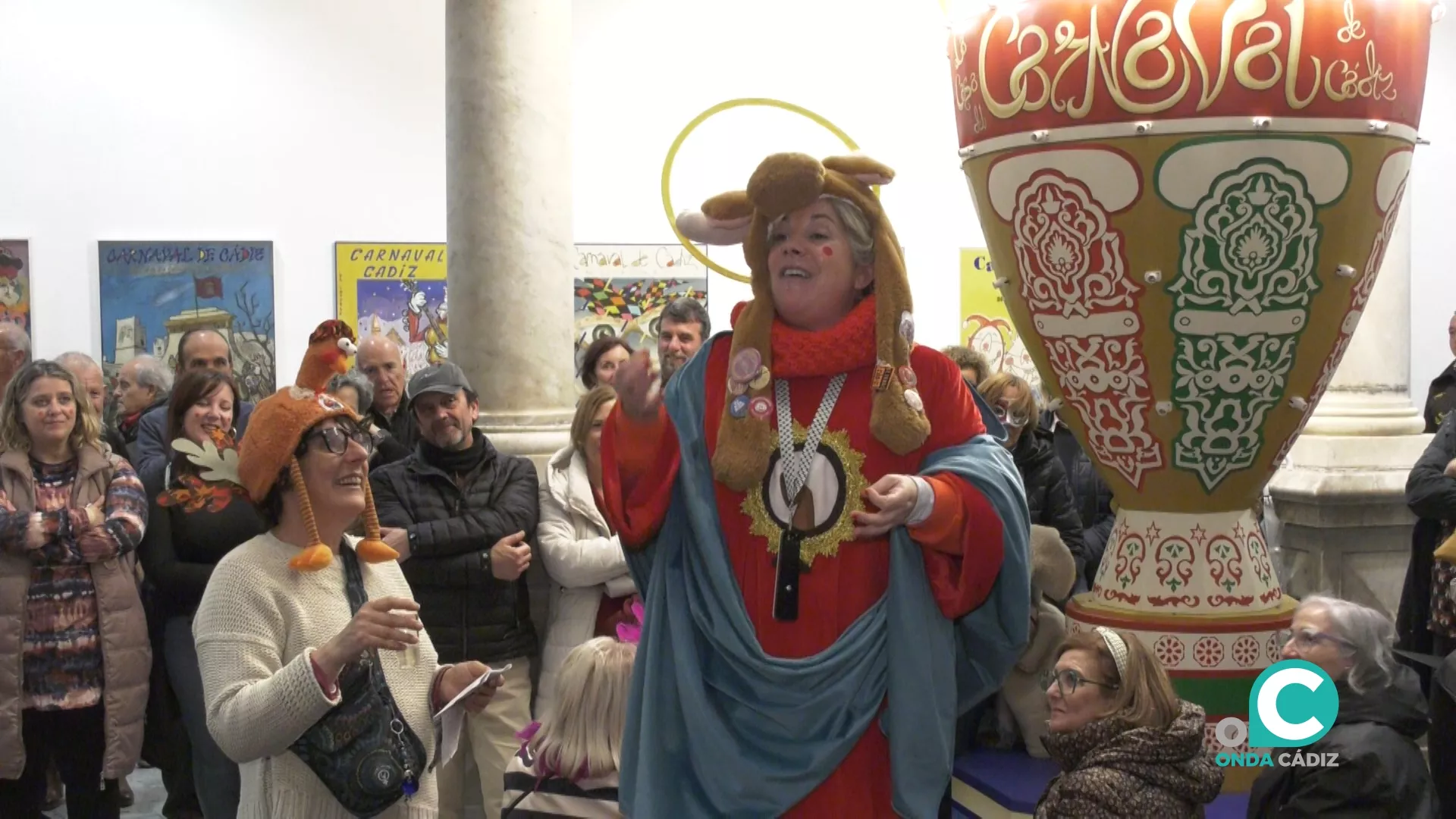 Ana Magallanes en la Casa del Carnaval.
