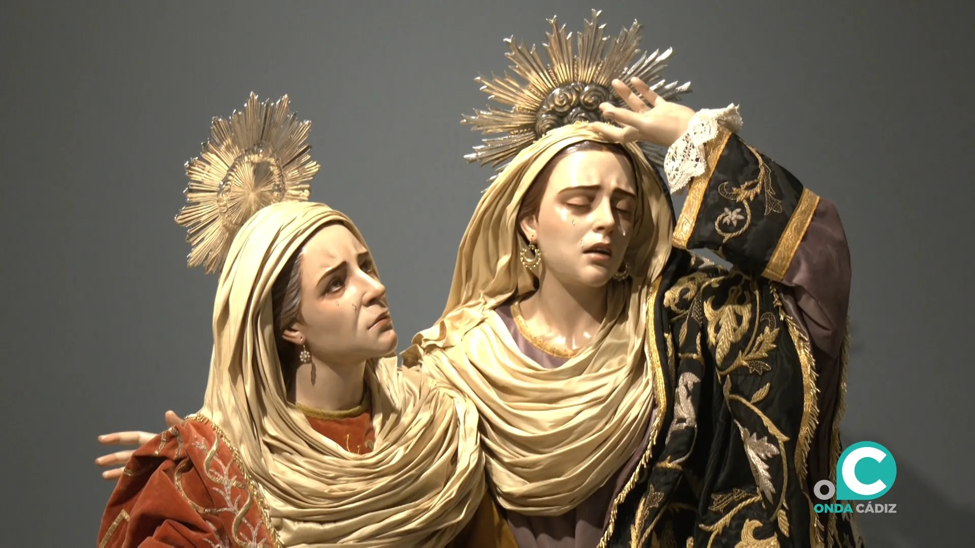 La cofradía del Perdón incorpora a su grupo escultórico las imágenes de las dos Marías.