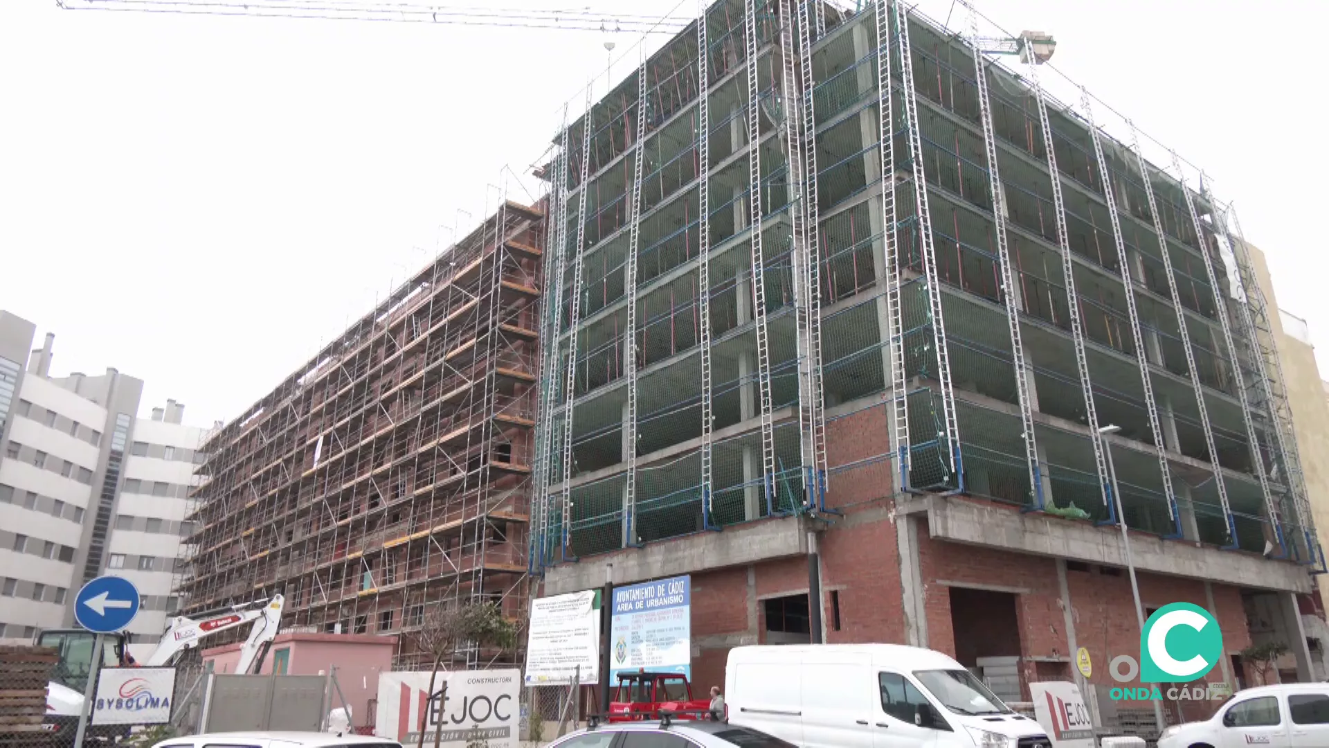 Estado actual de las construcción de Marqués de Cropani