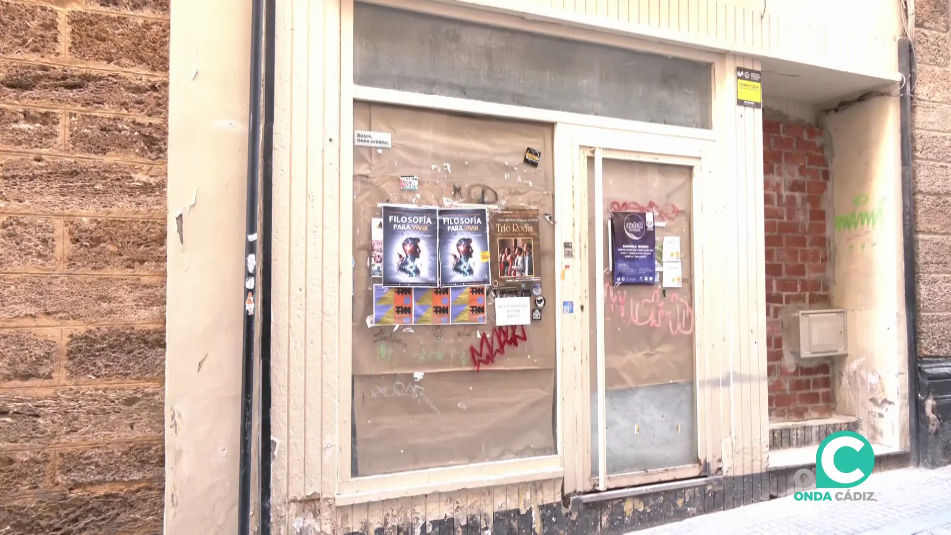 Un local sin uso en el centro histórico de Cádiz