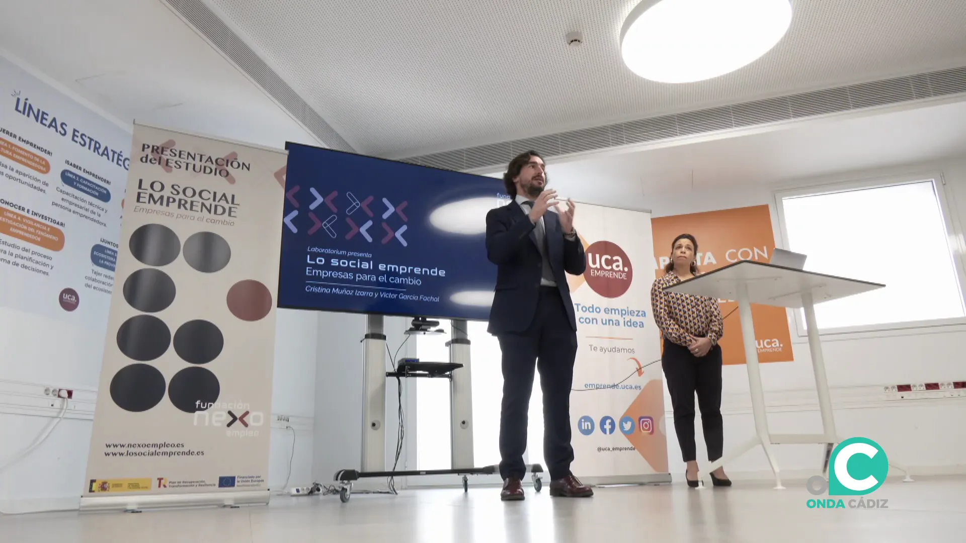 Un momento de la presentación con las conclusiones del estudio 