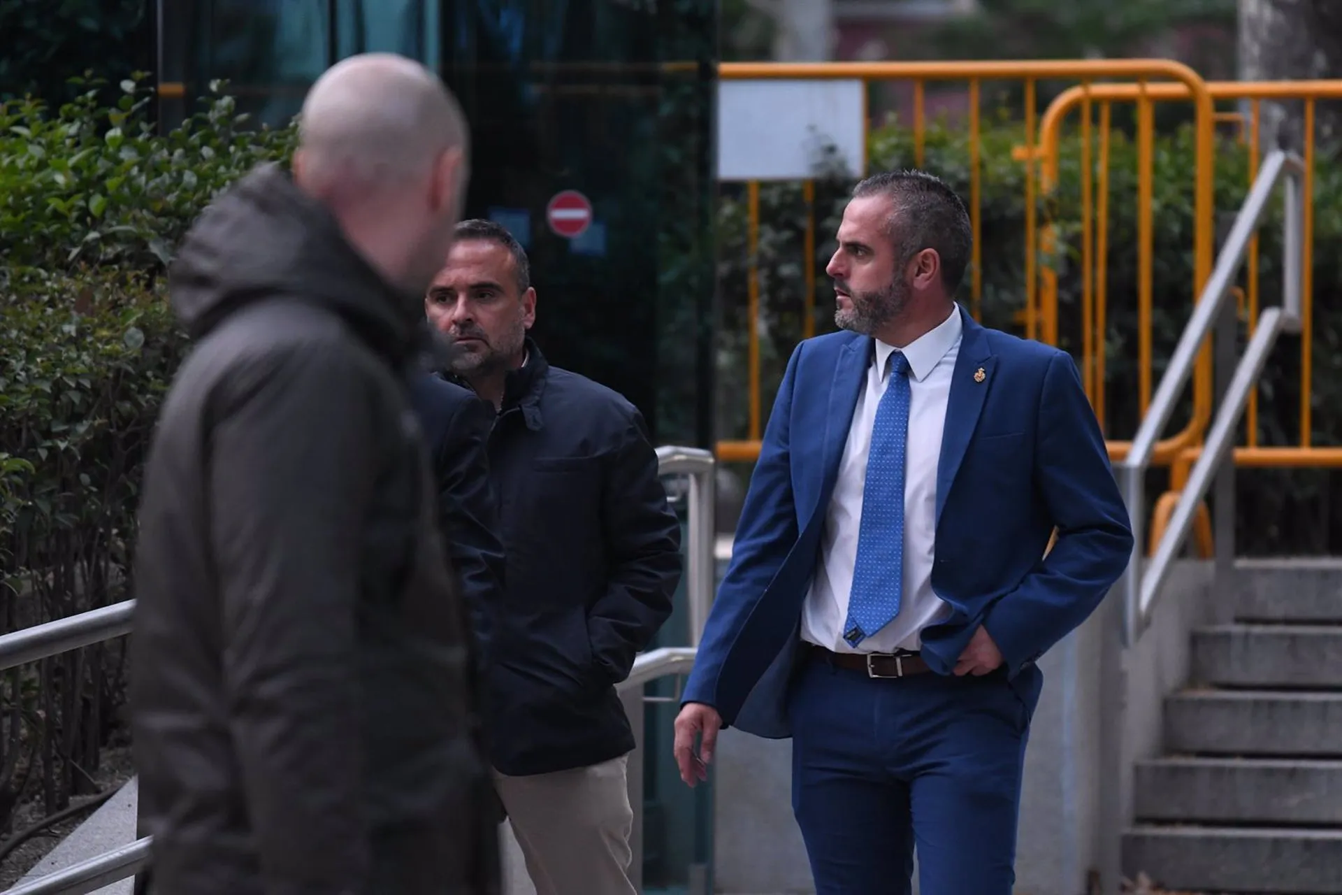 David Oliva a su salida de la Audiencia Nacional en una imagen de archivo