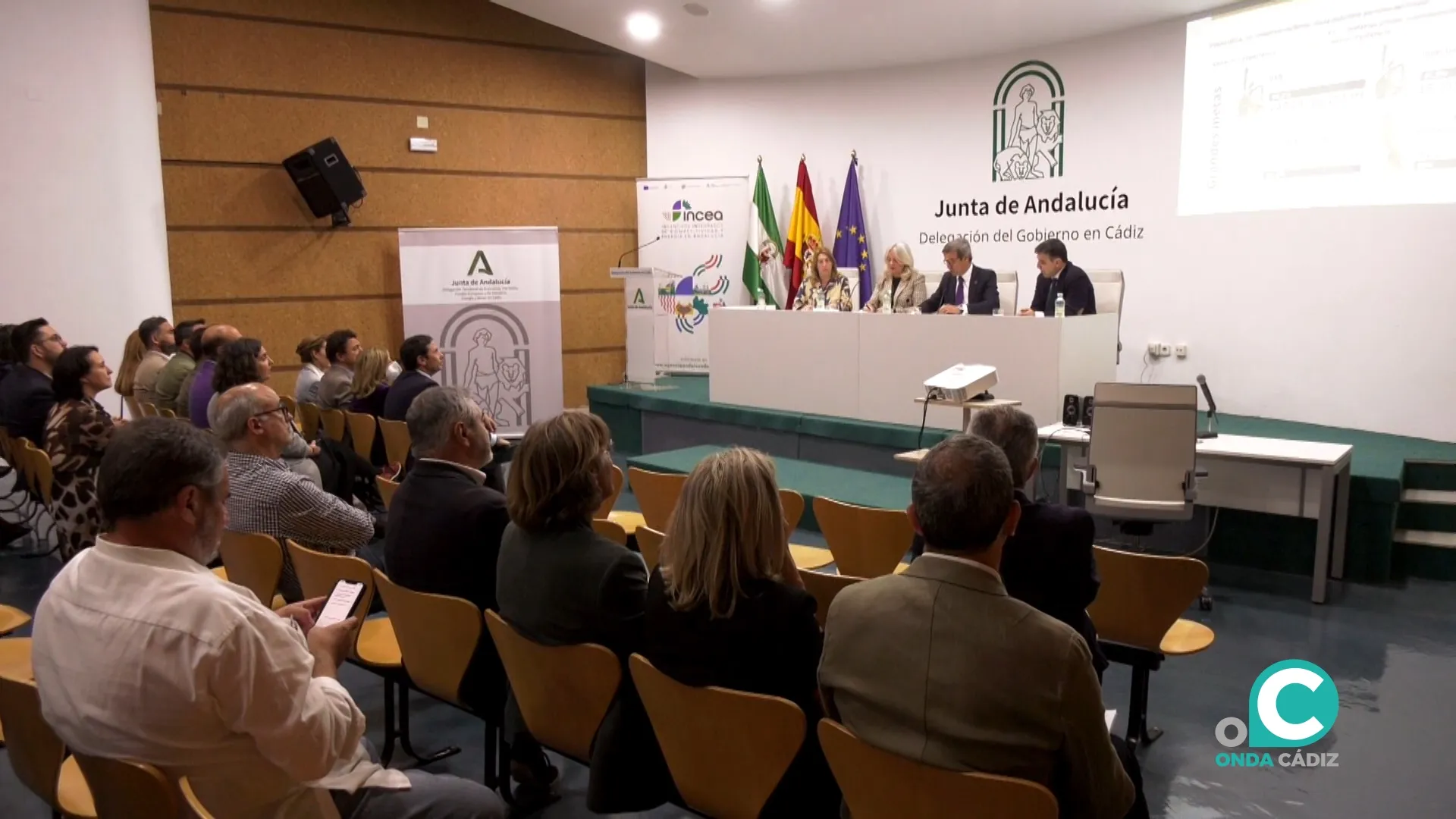 La sede de la delegación del Gobierno de la Junta en Cádiz acogió la presentación de los nuevos incentivos integrados.