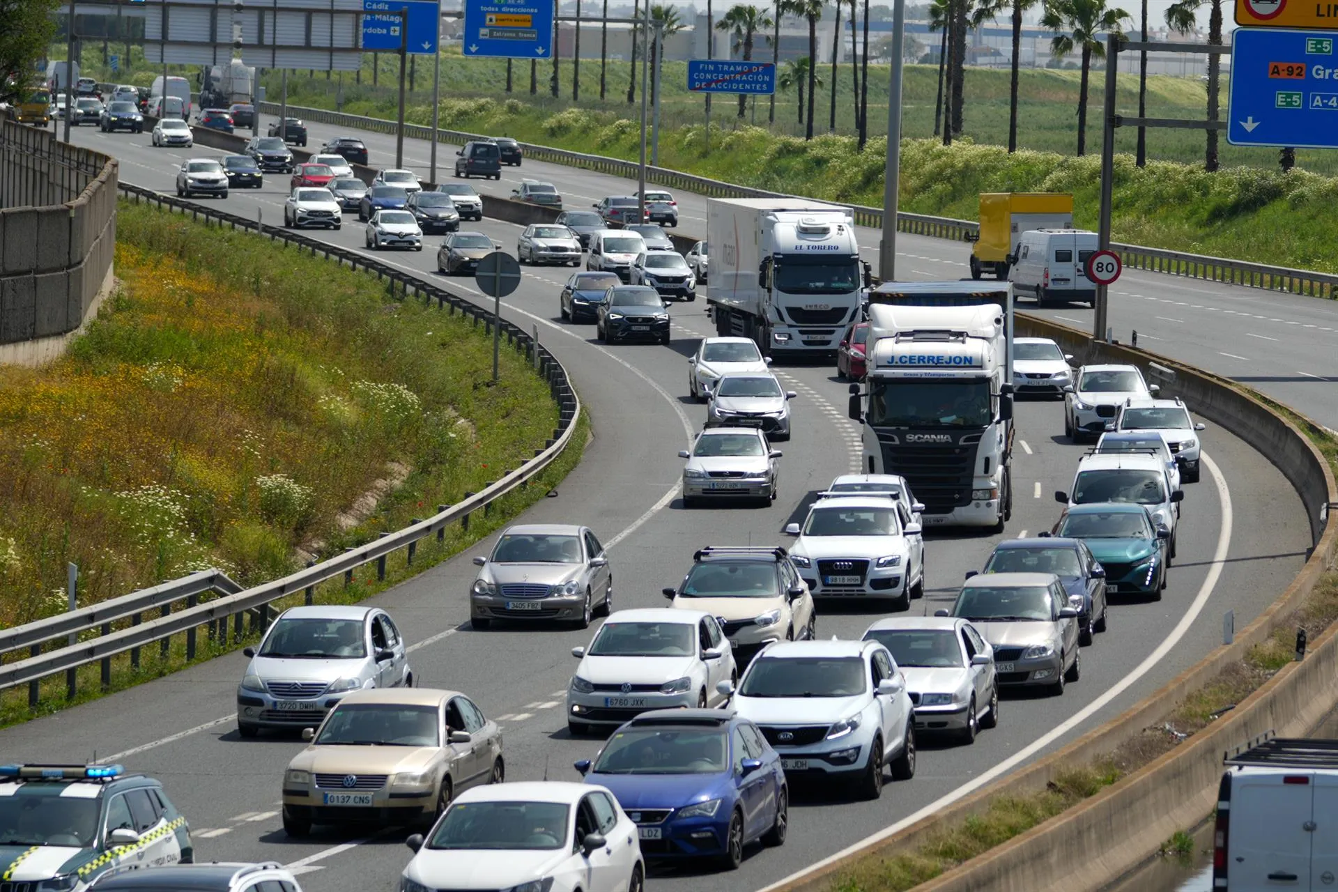 Vehículos circulando