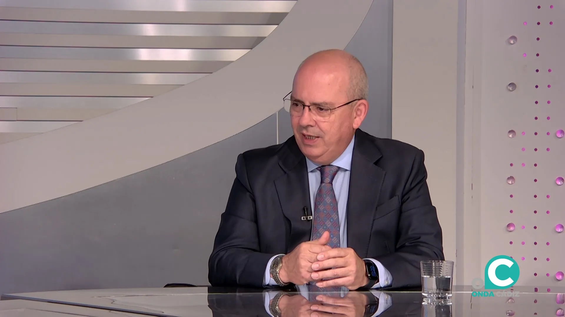 Javier Sánchez Rojas, en una entrevista en un espacio de Onda Cádiz. 