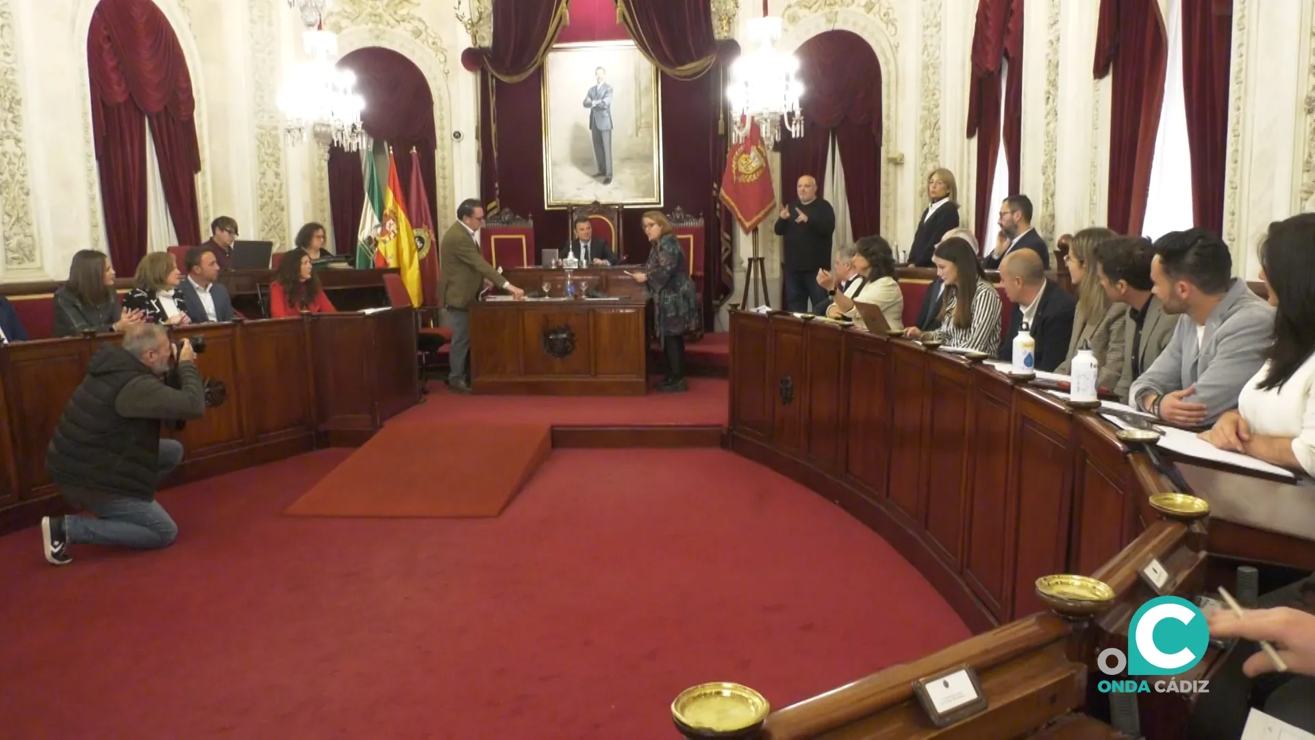 Sesión ordinaria del Ayuntamiento de Cádiz correspondiente al mes de marzo. 