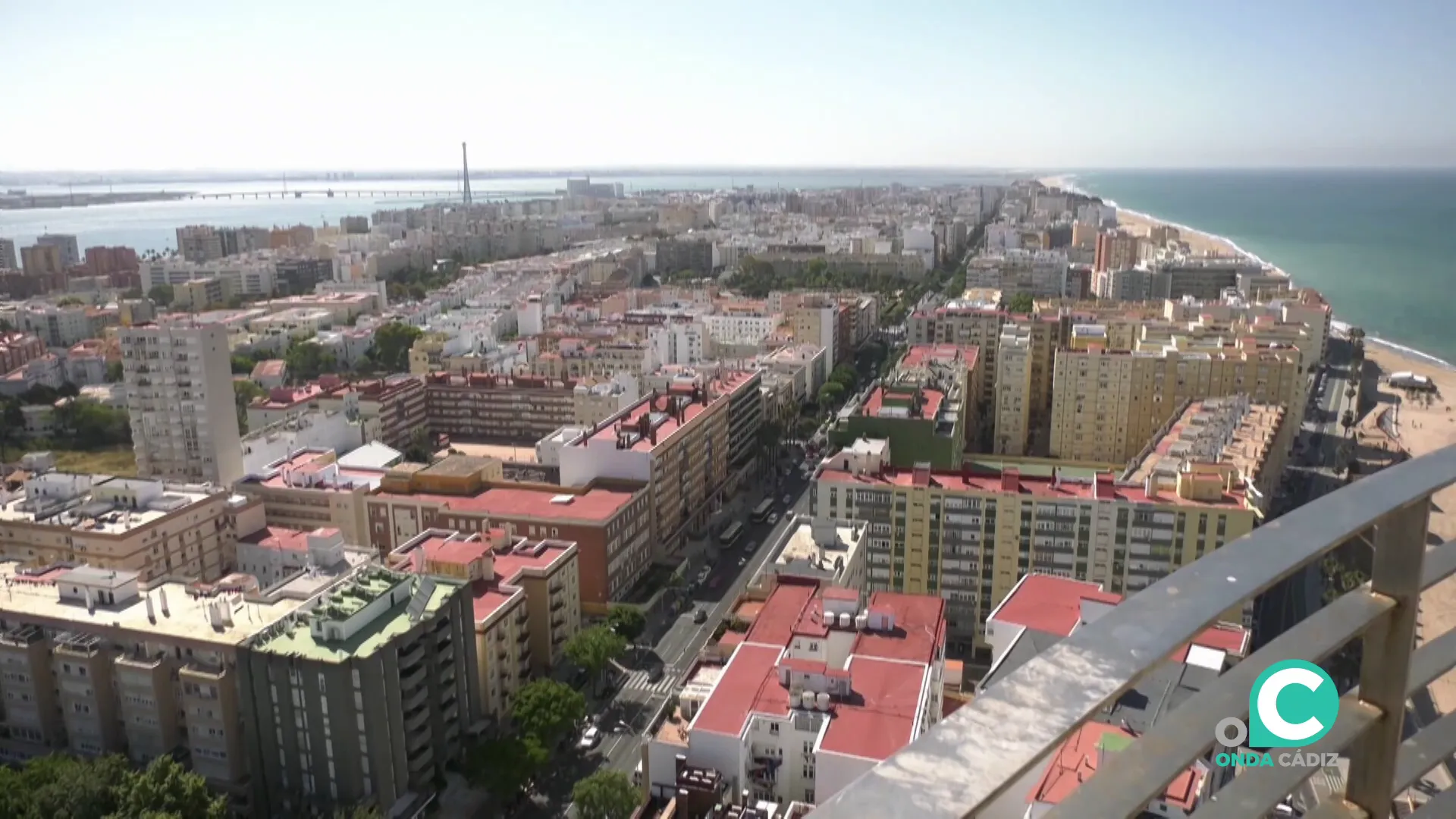 Perspectiva aerea de la ciudad