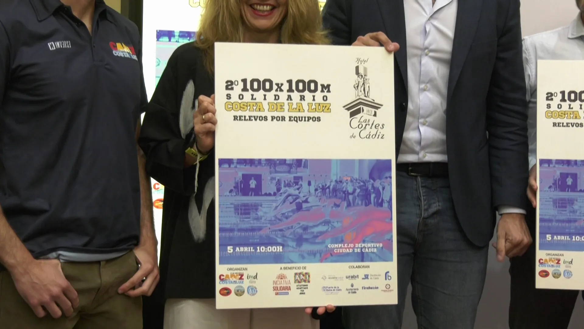 Detalle del cartel del acontecimiento presentado este martes