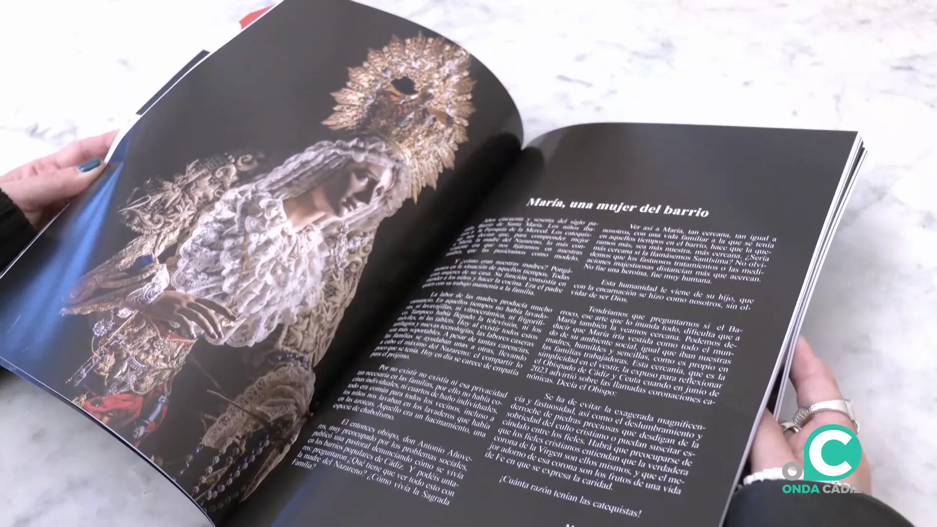 Detalle de alguna de las paginas interiores de la publicación