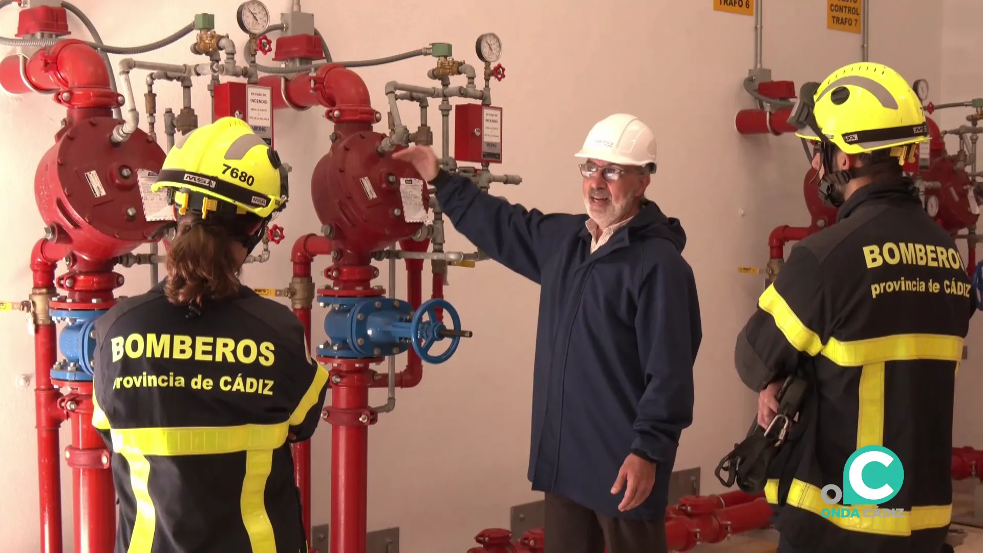 El inspector Felipe Gómez durante una de las explicaciones en la jornada de este miércoles