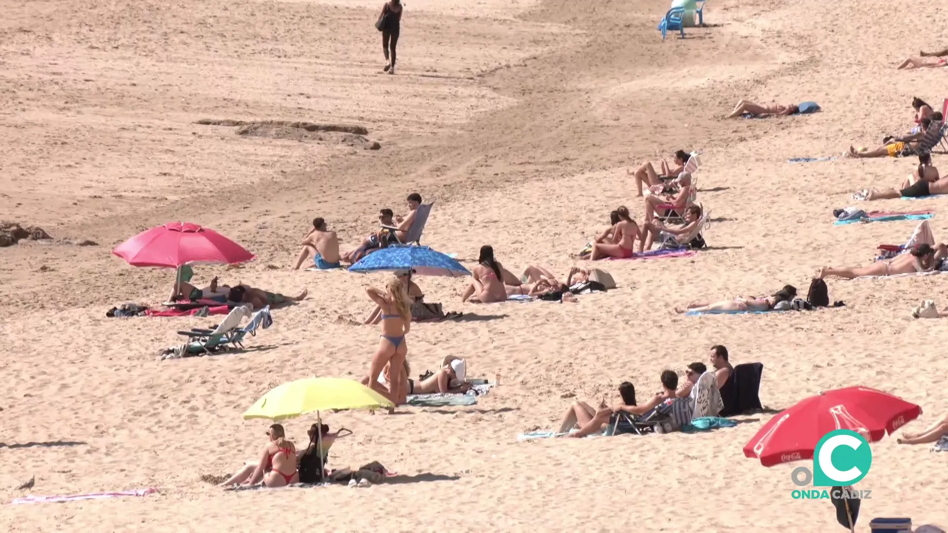 Muchos acudieron hasta Santa María aprovechando las excelentes condiciones de sol y calor