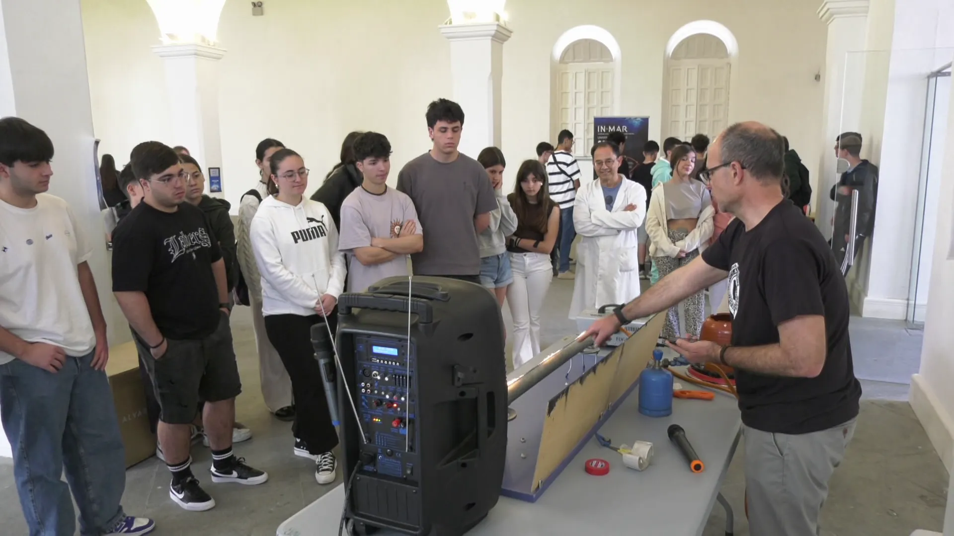 Algunas de las demostraciones efectuadas durante el acontecimiento
