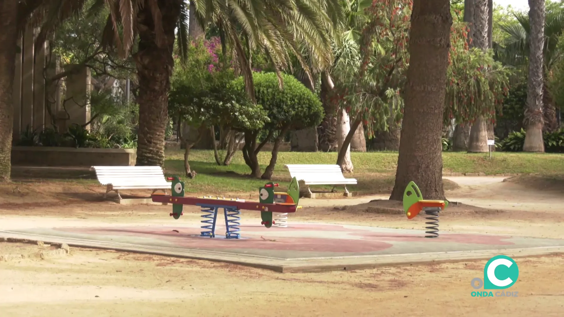 Imagen del parque Genovés este lunes