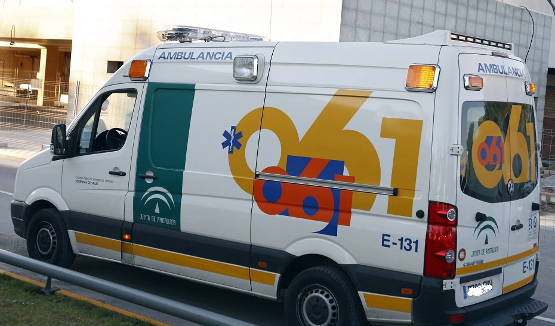 Imagen de una ambulancia del 061