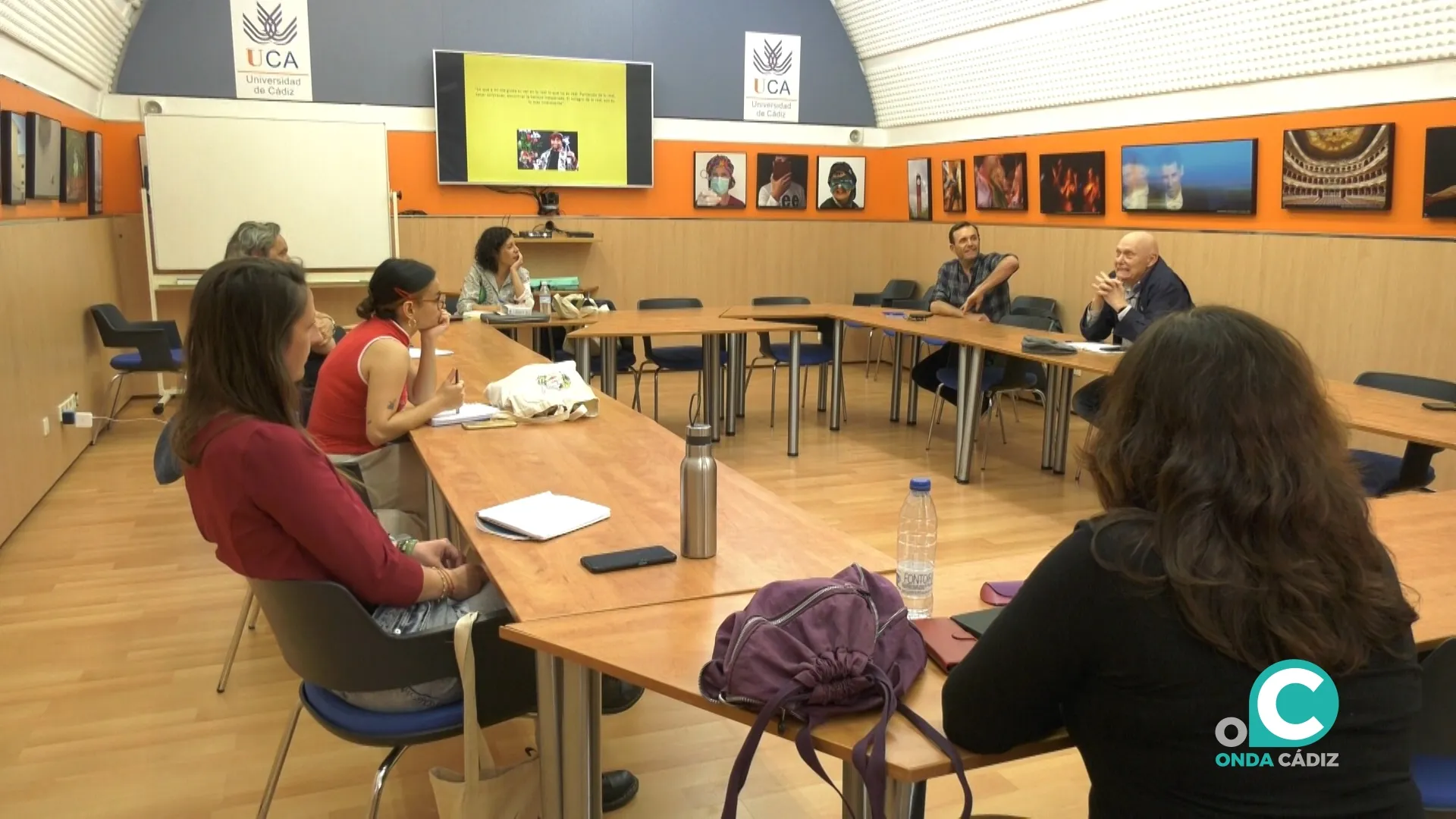 Seminario de cine documental impartido por Marianela Vega.