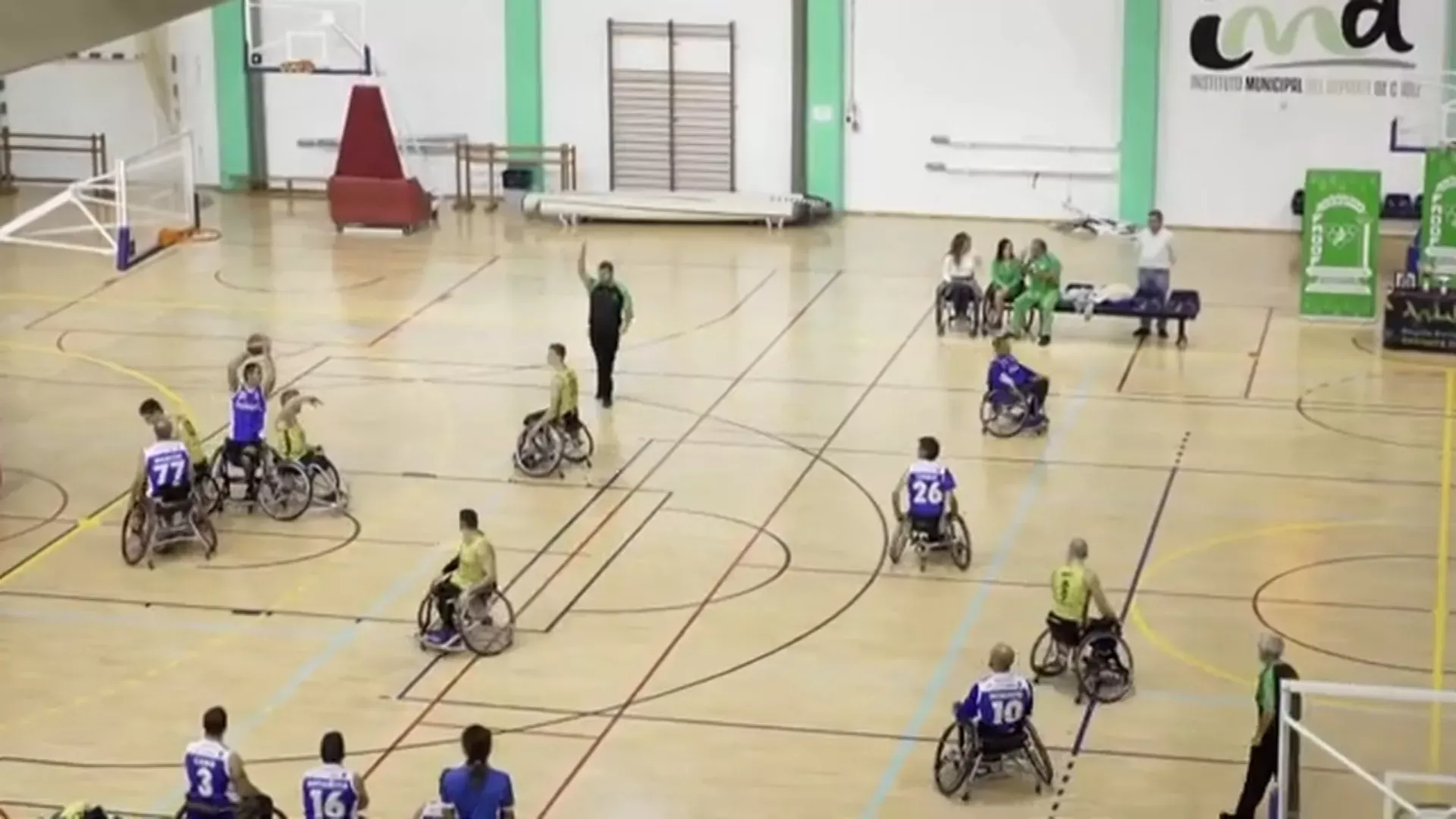 Campeonato de silla de ruedas celebrado en el Pabellón Ciudad de Cádiz en una imagen de archivo