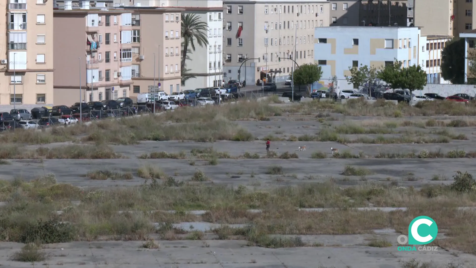 Terrenos donde se construirá el nuevo hospital de Cádiz. 