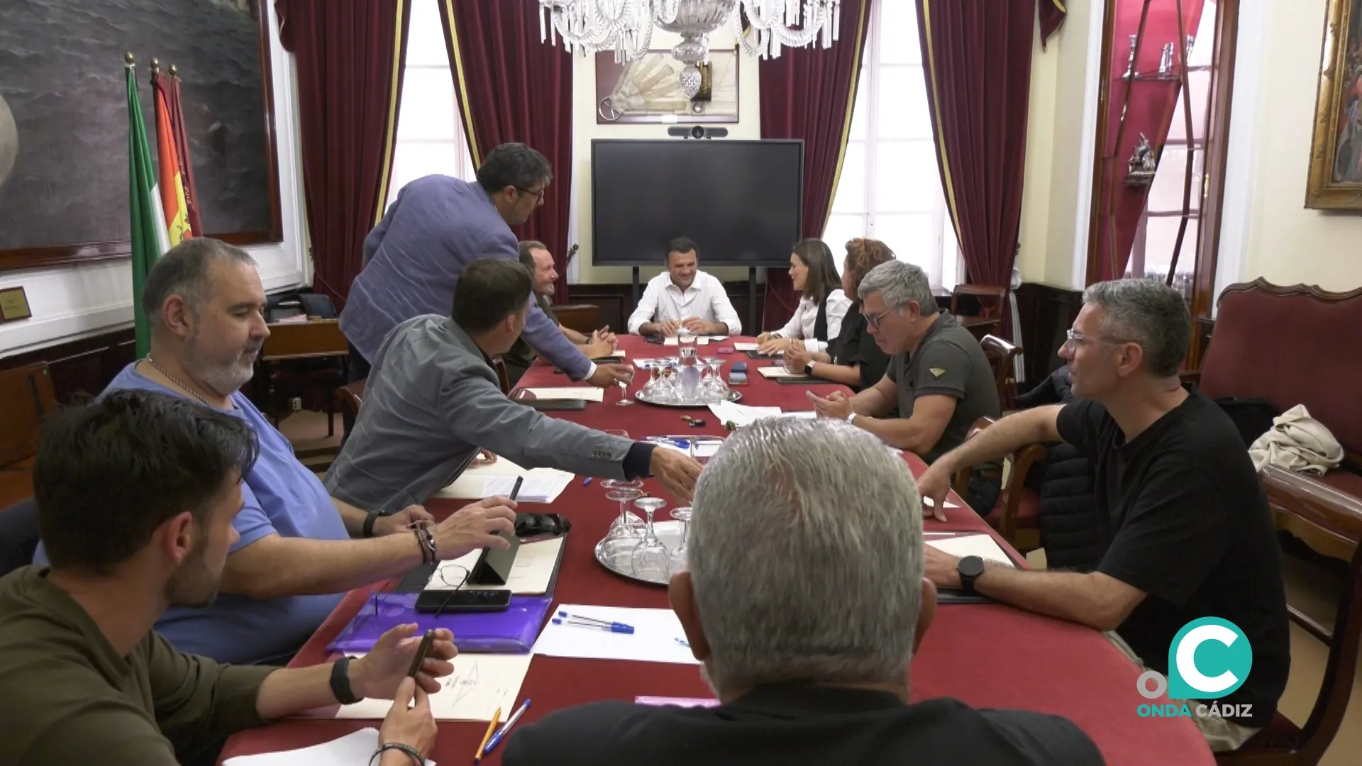 Imagen del último Consejo de Participación del COAC en el Ayuntamiento de Cádiz. 