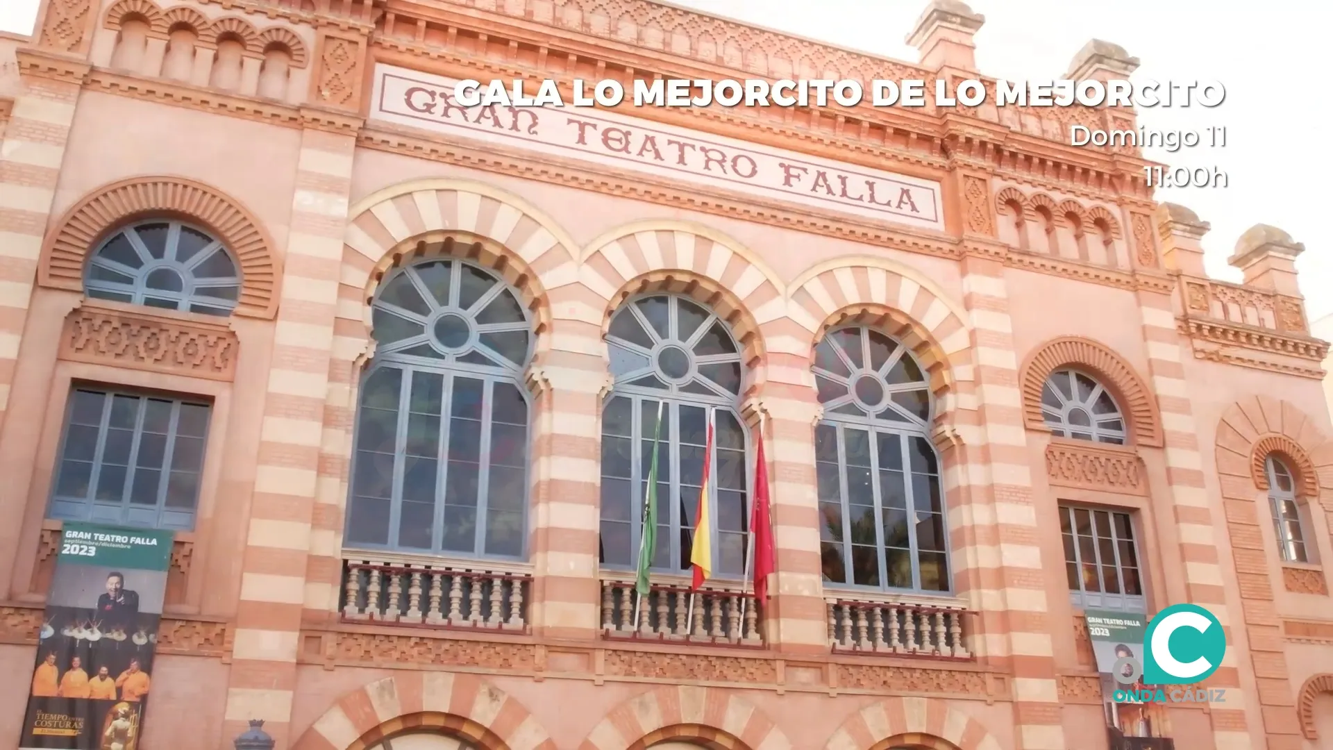 El Gran Teatro Falla sirve de escenario para acoger la gala 'Lo Mejorcito de lo Mejorcito'.