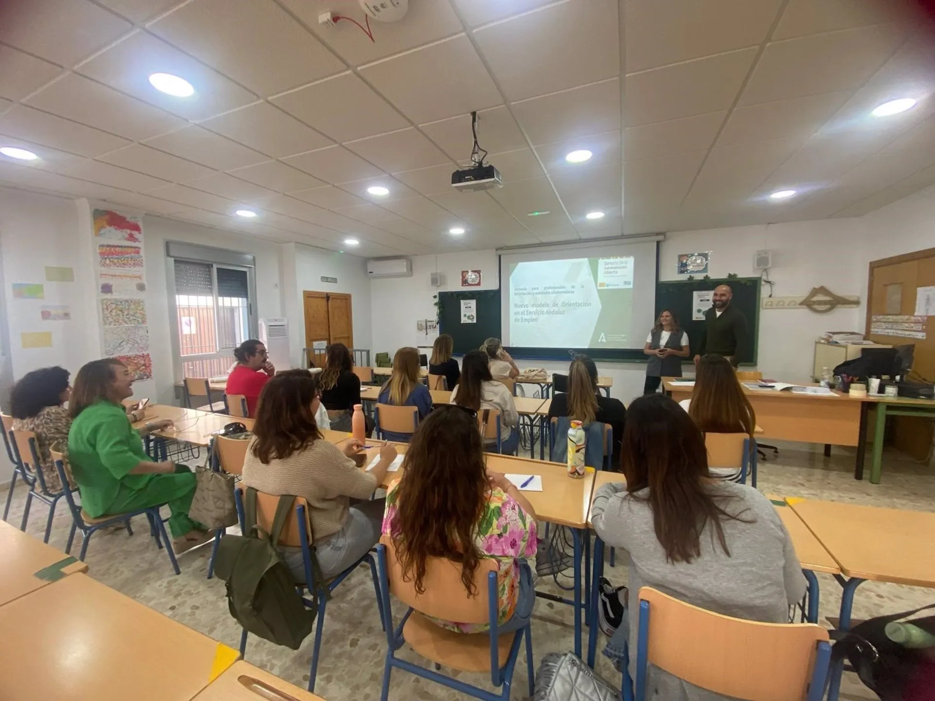 Imagen de una de las sesiones de actividades 