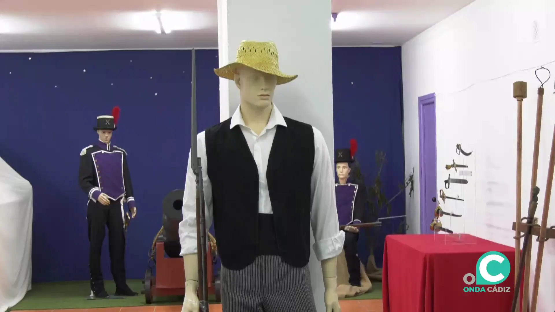 Una de las salas con sus objetos que se podrán visitar hasta el próximo 25 de mayo