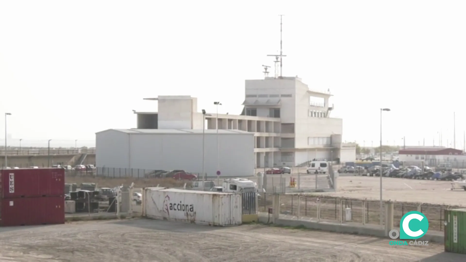 Estado actual de las instalaciones en la Punta de San Felipe Neri