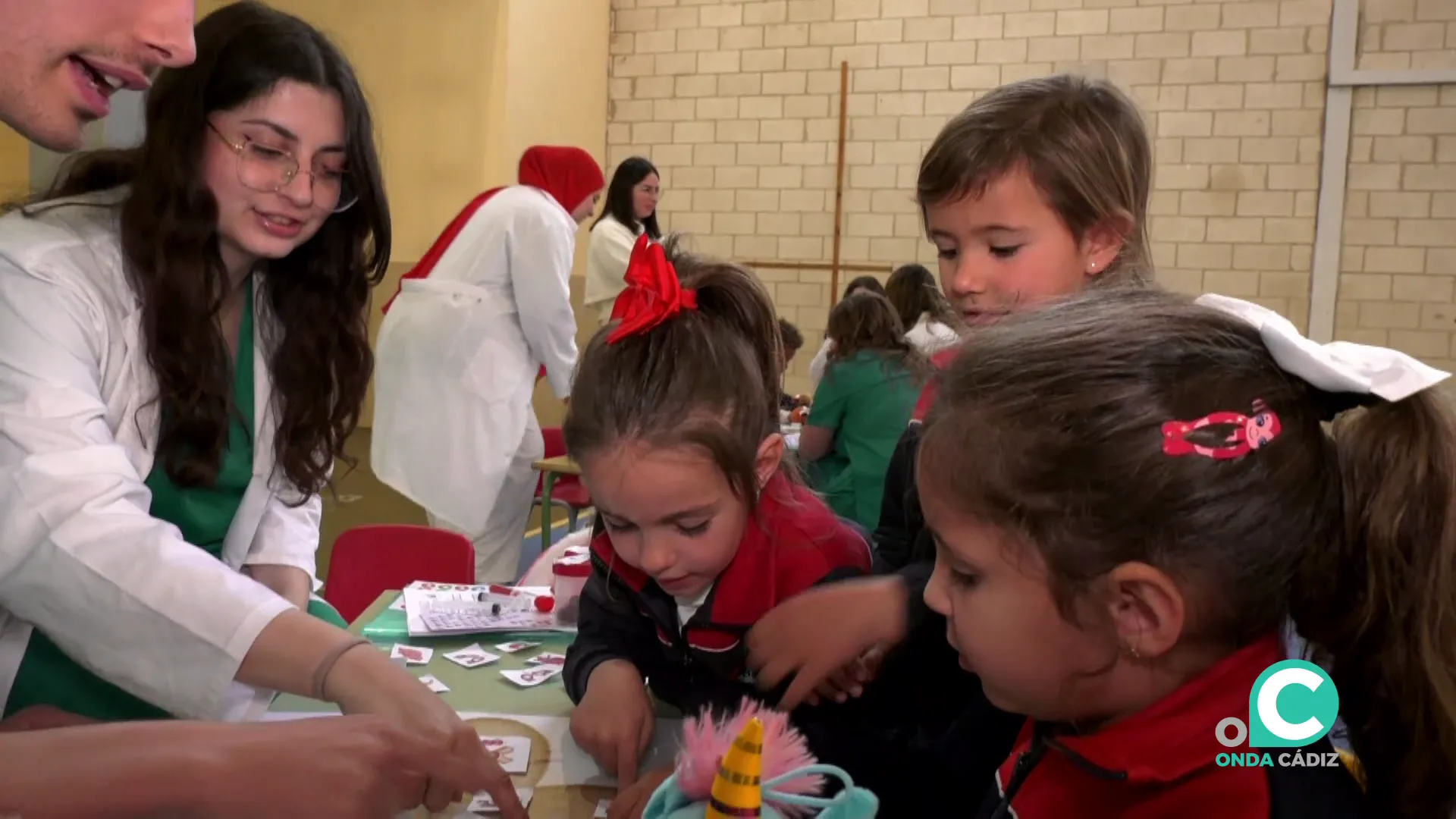 Los pequeños del centro educativo gaditano disfrutaron con la experiencia