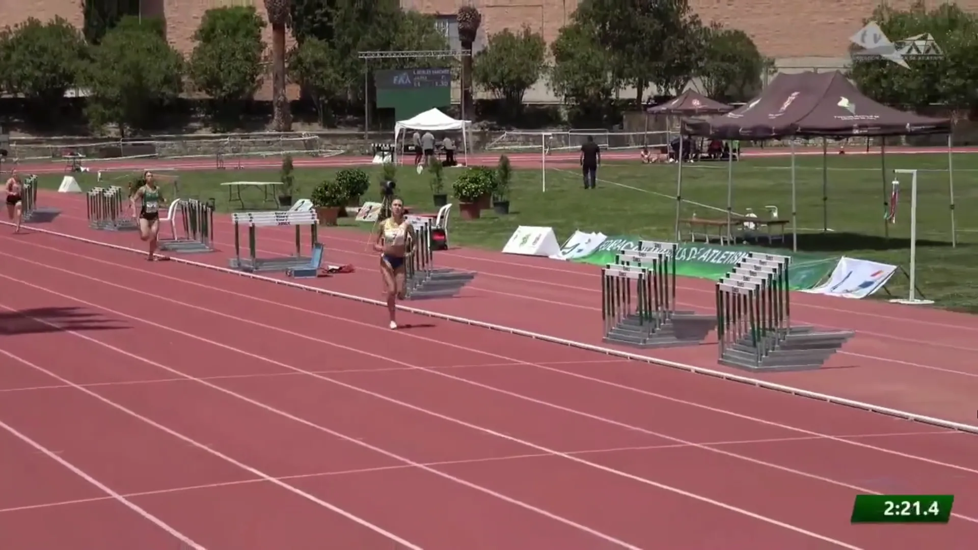 Una representante del club gaditano durante una de las pruebas celebrada en la Salobreja de Jaén