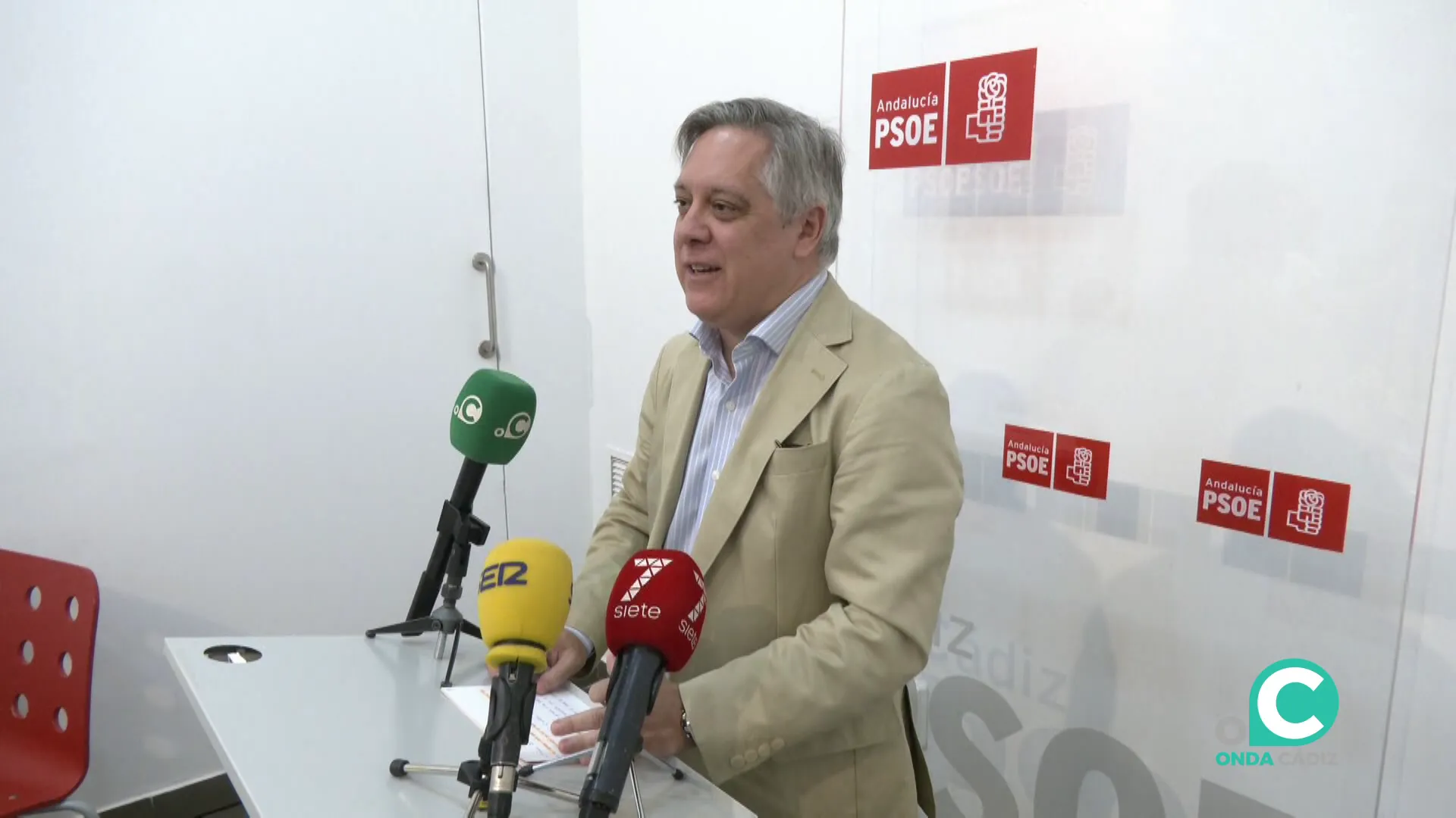 Torres interviene ante los medios de comunicación durante la rueda de prensa este martes 