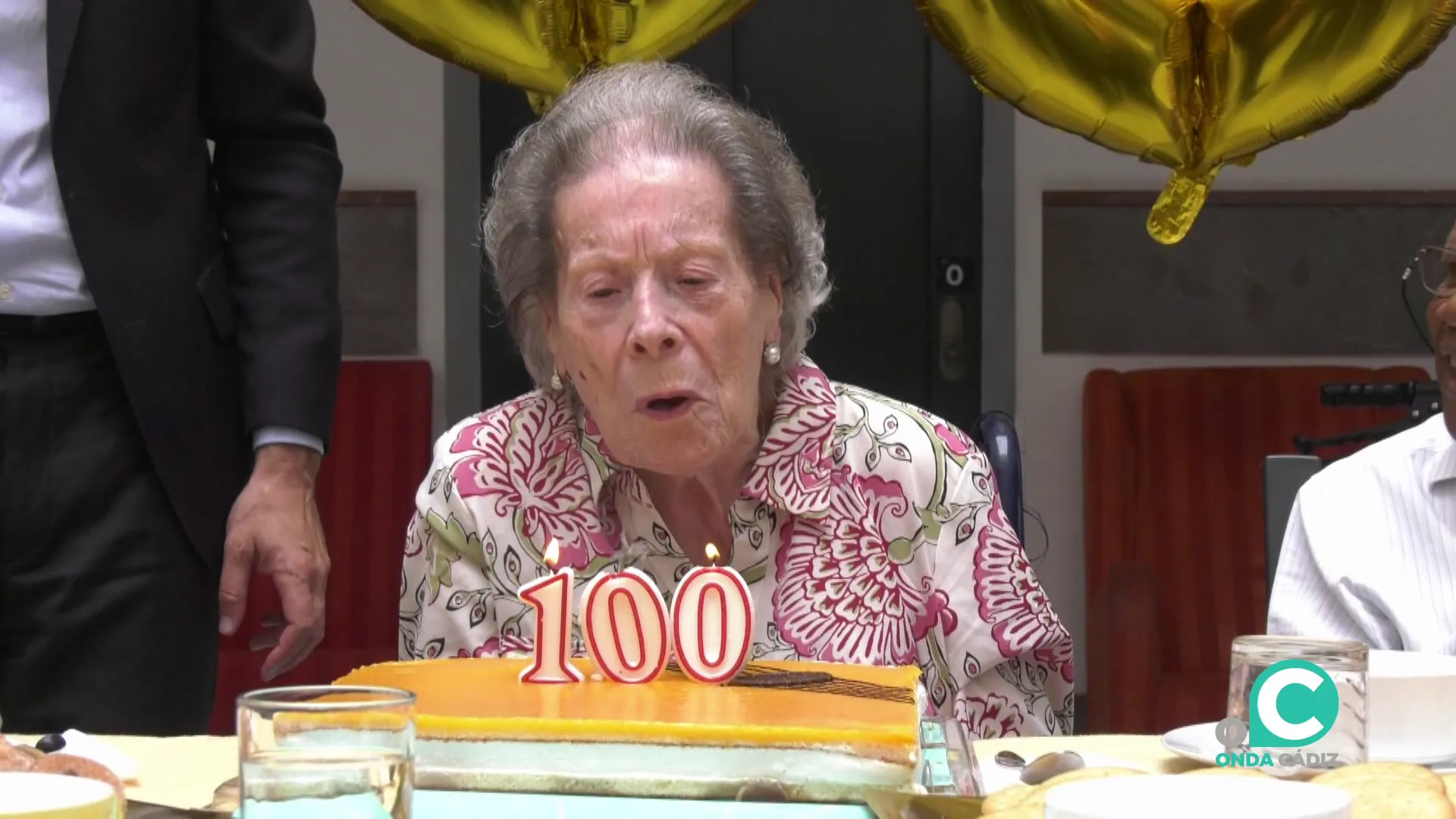 En la fiesta no faltó el clásico momento del apagado de las velas