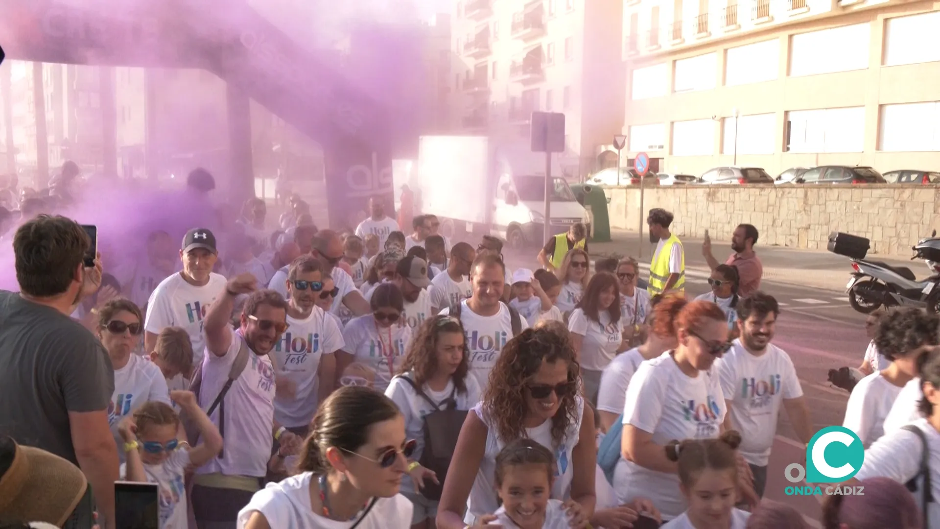Carrera popular por el Paseo Marítimo de Cádiz. 