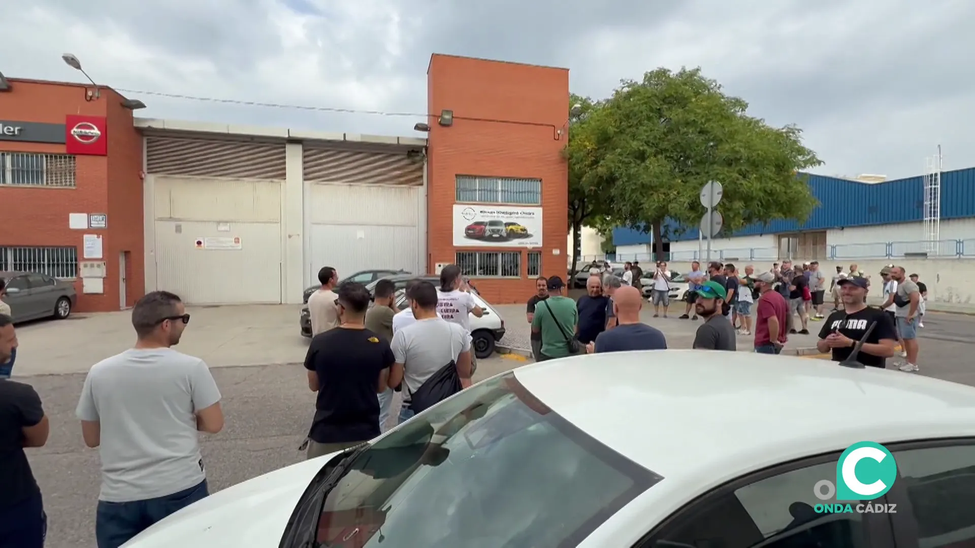 Piquetes de trabajadores del sector automovilístico.