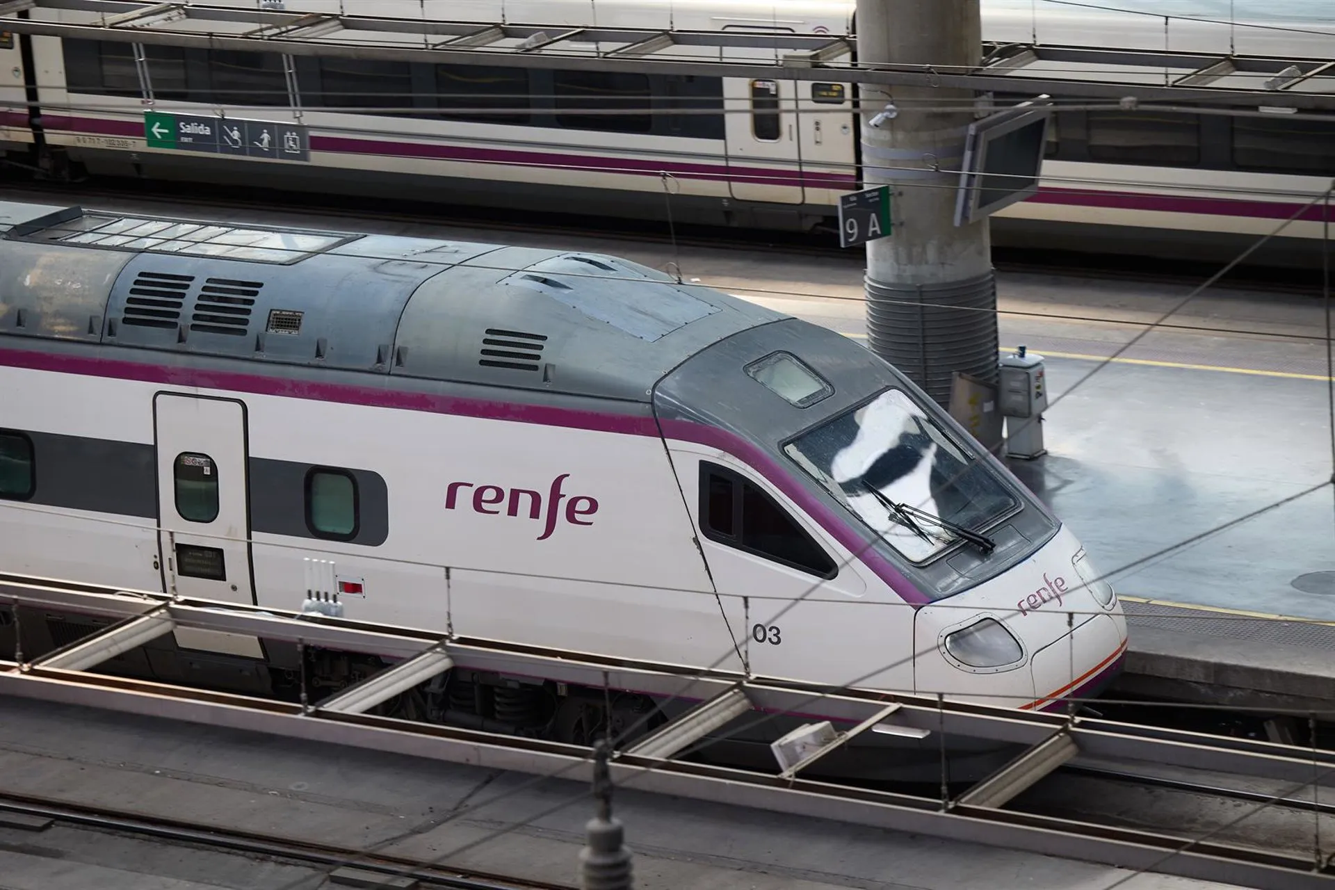 Trenes de Renfe.