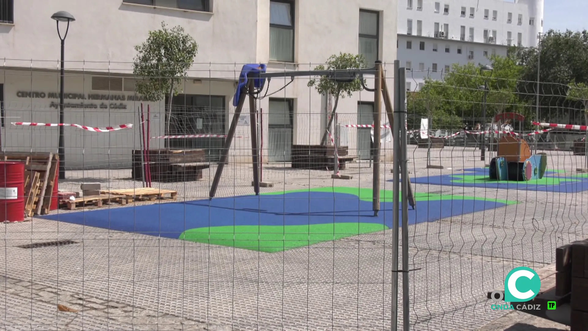 El espacio de esta zona de extramuros vallado este jueves