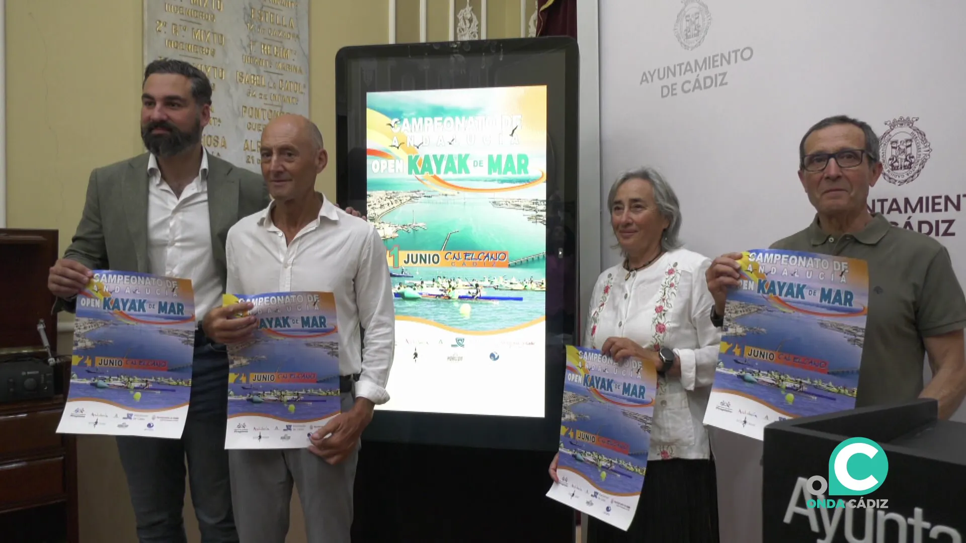 Un momento de la presentación de la cita deportiva este martes en el Ayuntamiento