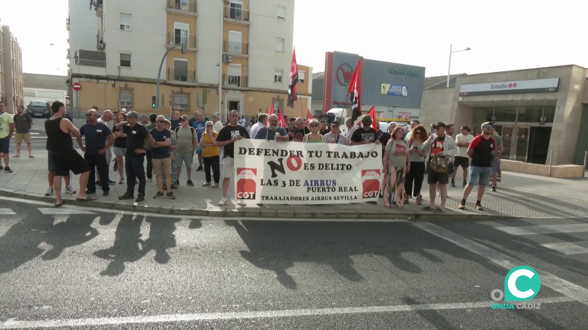 Concentración de apoyo este miercoles en la avenida Sanidad Pública junto al Estadio