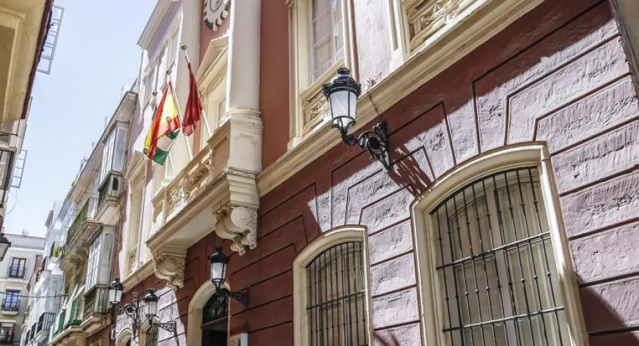 Fachada del Museo de las Cortes de Cádiz. 