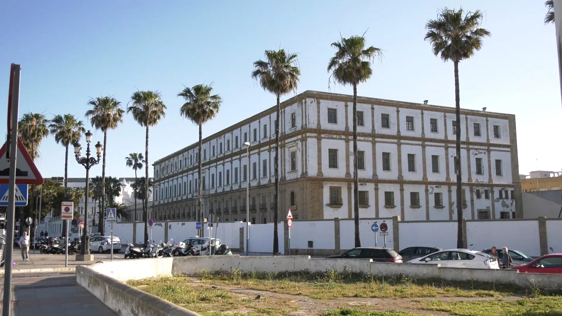 Edificio de Valcárcel en la ciudad de Cádiz. 