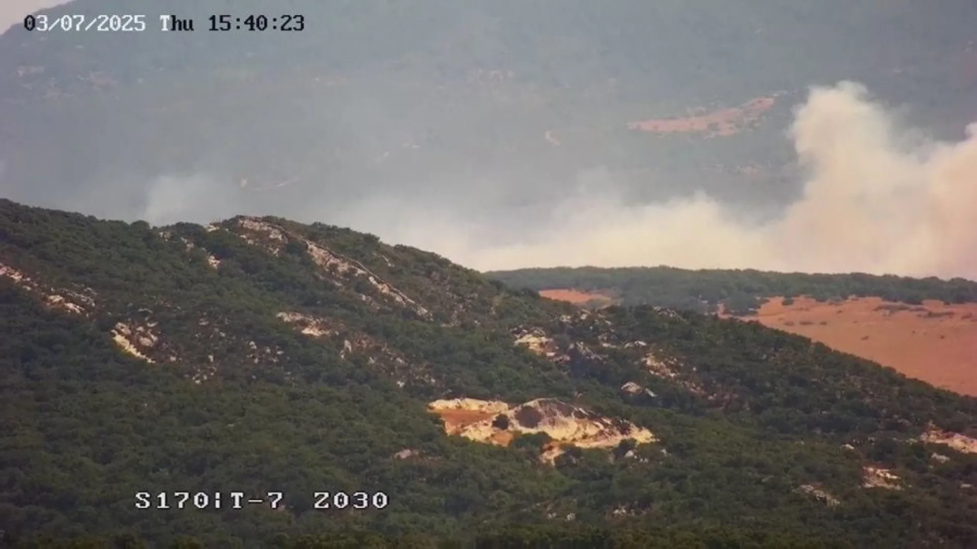 Imagen aerea del lugar del siniestro