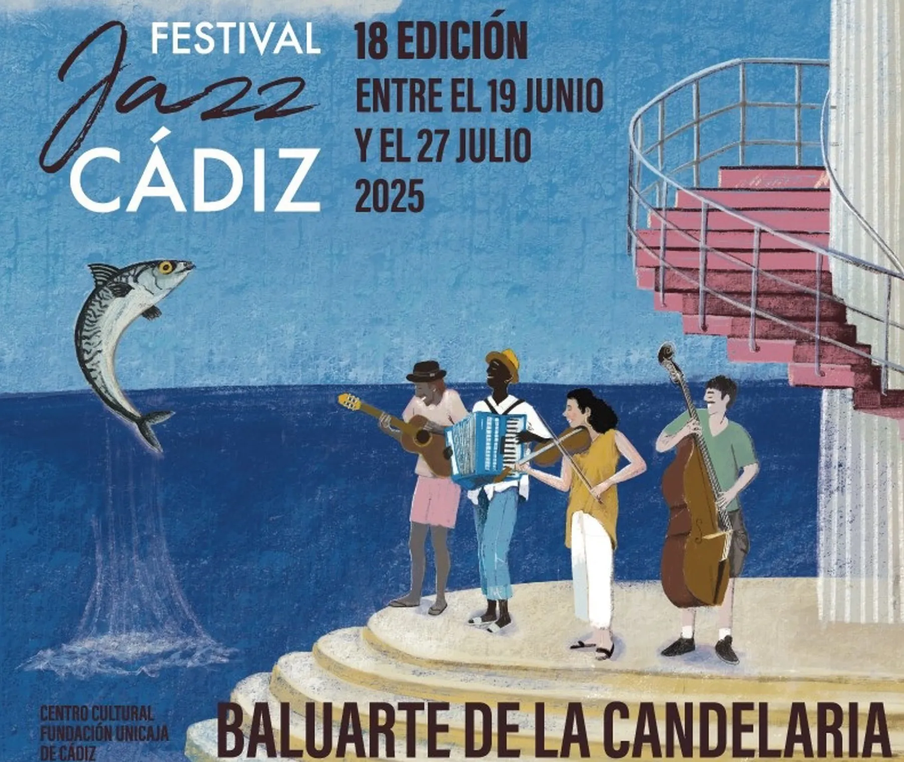 Detalle del cartel anunciador de la cita