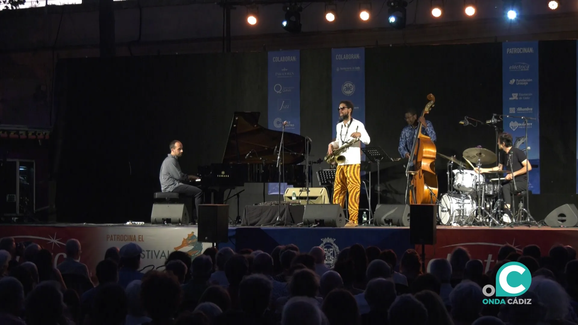 Concierto del saxofonista Ariel Brínguez en el Baluarte de la Candelaria. 