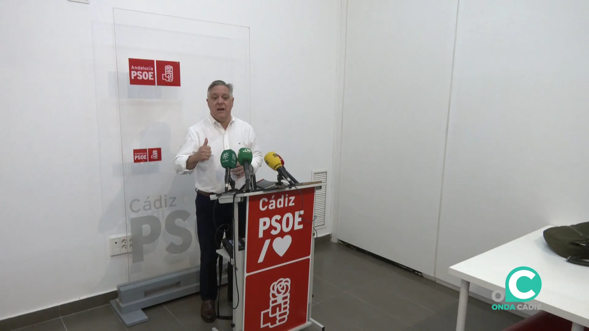 Torres en su intervención durante la rueda de prensa ofrecida este martes