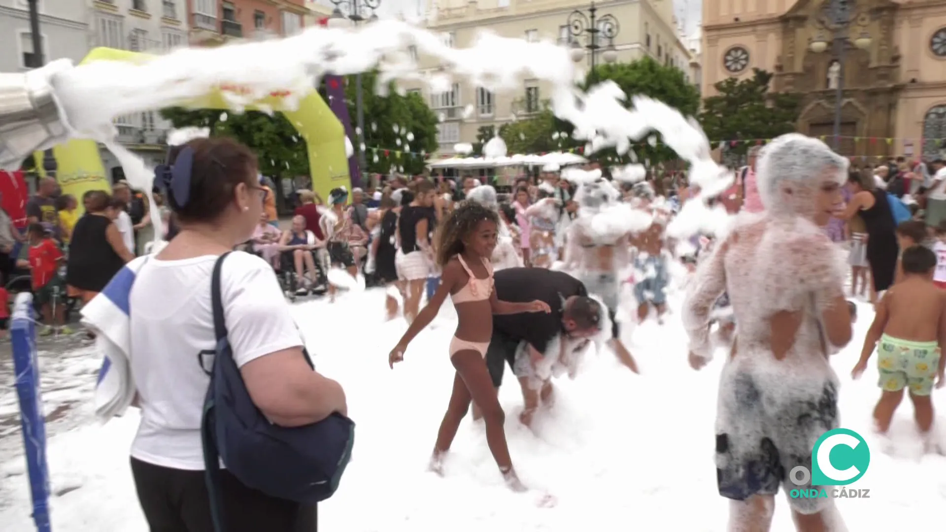 Un momento de la celebración en la mañana de este viernes