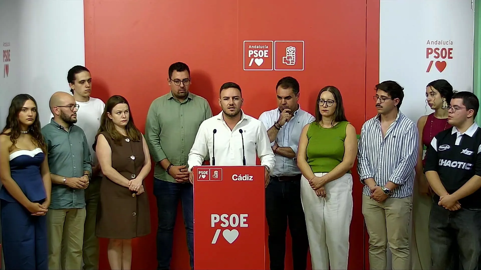  Fernando Vega, secretario general a nivel provincial, interviene en rueda de prensa el pasado jueves