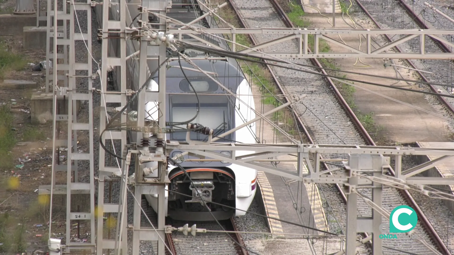Tren en la estación de la capital gaditana en una imagen de archivo