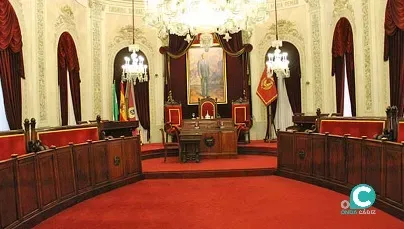 El salón de plenos del Ayuntamiento, escenario de la presentación 