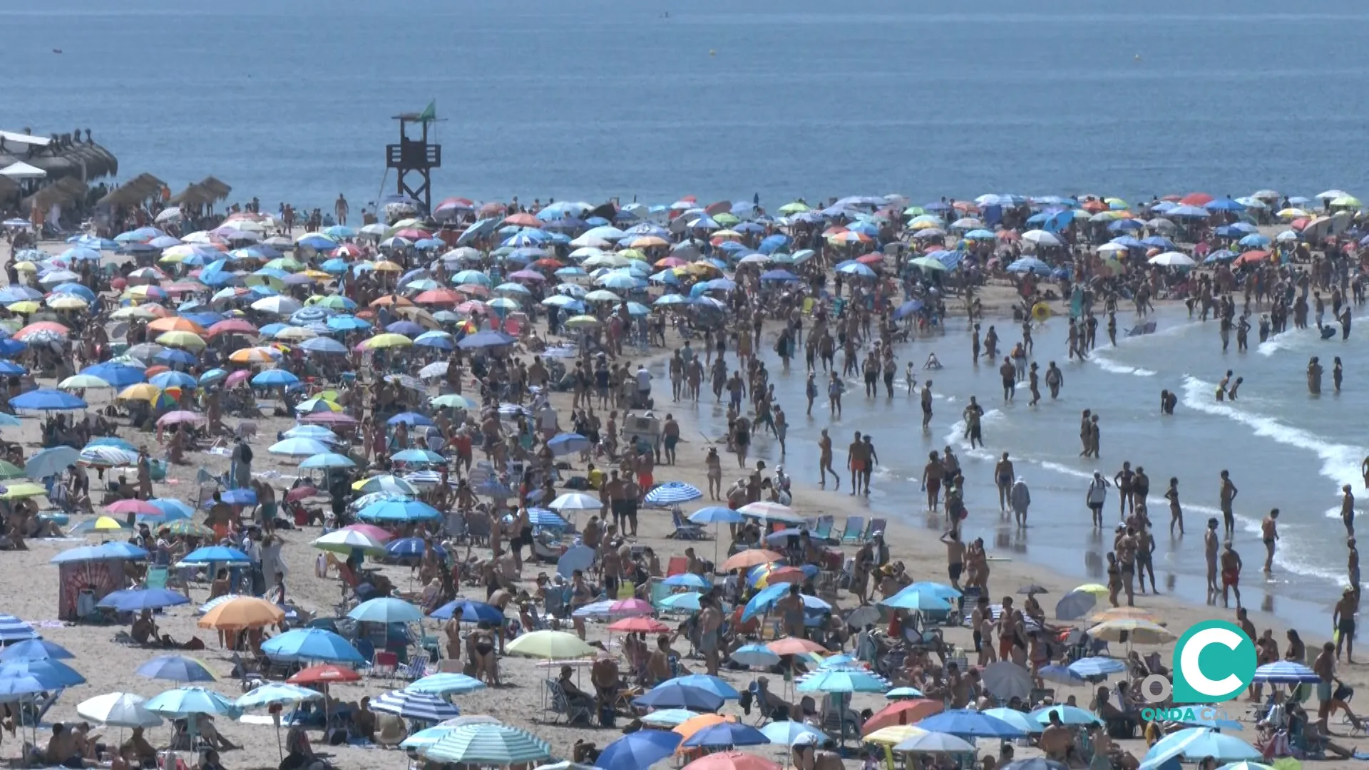 Imagen de la Playa Santa María del Mar este fin de semana 