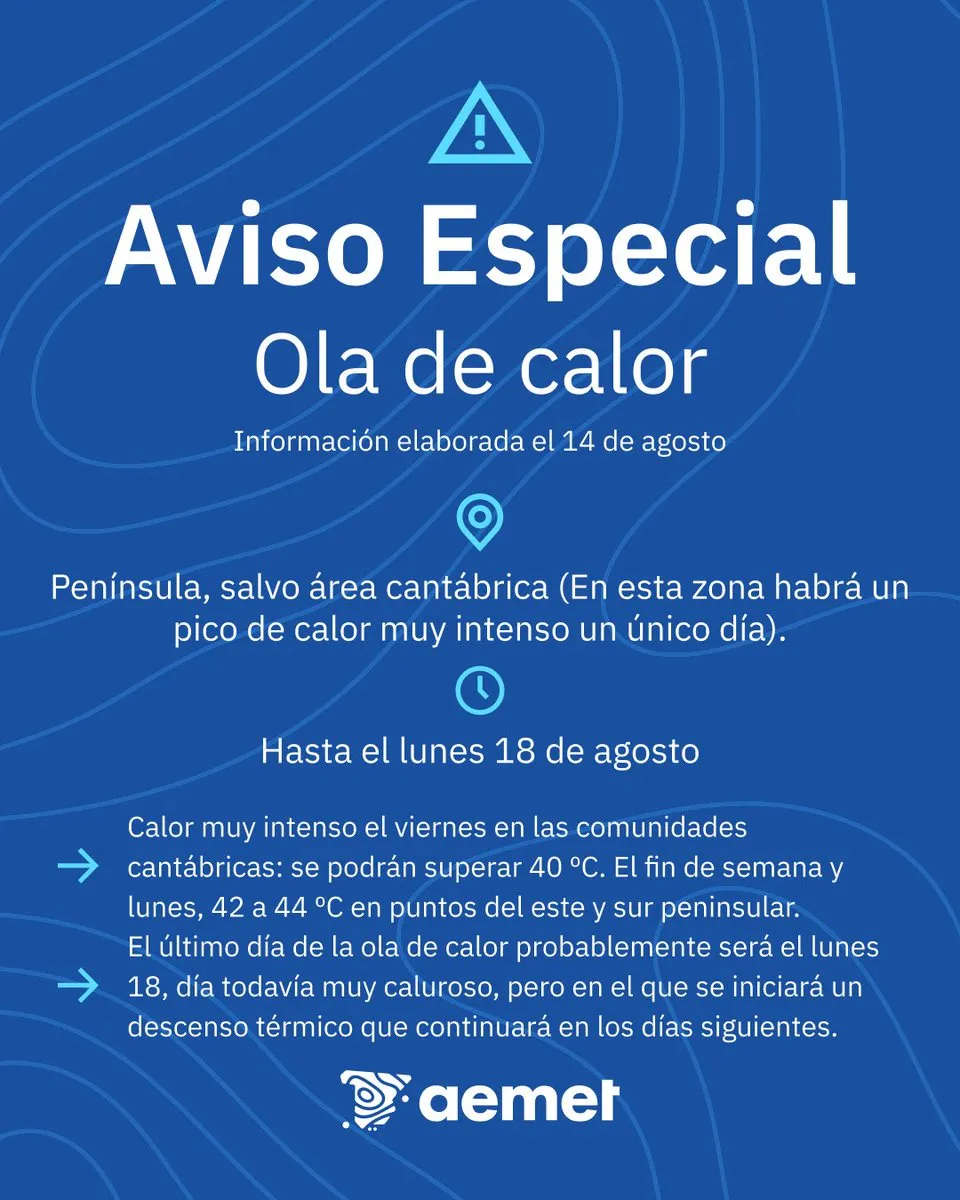 Desde las organizaciones sanitarias se insiste en las recomendaciones para evitar los golpes por calor